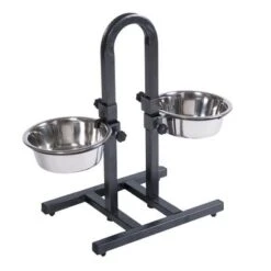 U-Shaped Dog Bowl Stand With Stainless Steel Bowls 10 U-Shaped Dog Bowl Stand With Stainless Steel Bowls -Pet Supplies Store 313525 u hundebar 01 dsc9179 8