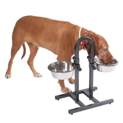 U-Shaped Dog Bowl Stand With Stainless Steel Bowls 8 U-Shaped Dog Bowl Stand With Stainless Steel Bowls - Image 6