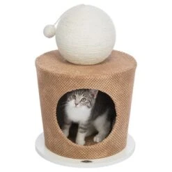Trixie Cave With Scratching Ball -Pet Supplies Store 333298 trixie hoehle kratzball hs 03 5