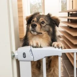 TIAKI White Dog Gate With 7 Cm Extension -Pet Supplies Store 334597 tiaki dog gate white fg 8198 1
