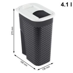 Rotho MyPet Flo Pet Food Bulk Tin -Pet Supplies Store 334796 mypet flo tierfutter schuettdose hs 04 2