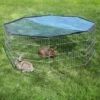 Kerbl Octagonal Run With Sun Protection - 8 Sided -Pet Supplies Store 33959 PLA Freigehege 8eckig mit Sonnenschutz 3