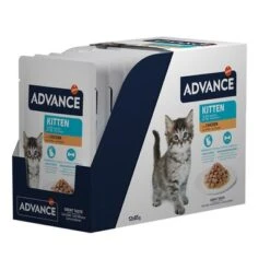 Advance Kitten Chicken -Pet Supplies Store 374500 pla advance kitten huhn 12x85g hs 01 0