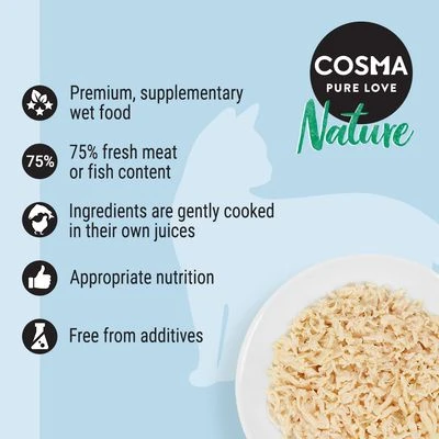 Cosma Nature Pouches Saver Pack 18 X 50g 5 Cosma Nature Pouches Saver Pack 18 X 50g - Image 3