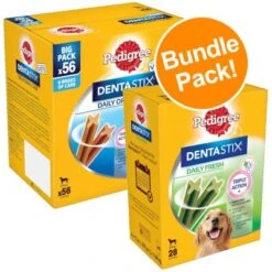 Pedigree Dentastix: 56 Regular & 28 Fresh - Bundle Pack!*