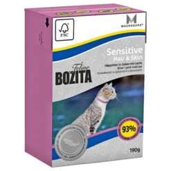 Bozita Feline Tetra Pak Saver Pack 16 X 190g 17 Bozita Feline Tetra Pak Saver Pack 16 X 190g -Pet Supplies Store 47523 PLA Bozita Feline Tetrapack Hair Skin Sensitive 190g 4