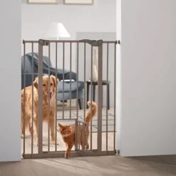 Savic Dog Barrier 2 With Cat Door -Pet Supplies Store 50424 savic absperrgitter dog barrier katzentuer hs 02 7