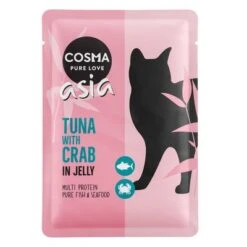 Cosma Asia In Jelly Pouches Saver Pack 24 X 100g -Pet Supplies Store 55566 pla cosma asia tunacrab 100g 6