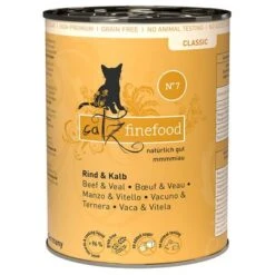 Catz Finefood Can 6 X 400g -Pet Supplies Store 57241 pla petsnature catzfinefood rind kalb 400g hs 01 8