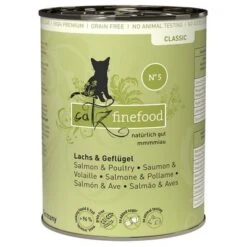 Catz Finefood Can Mixed Trial Pack 6 X 400g -Pet Supplies Store 57362 pla petsnature catzfinefood lachs gefluegel 400g hs 01 5