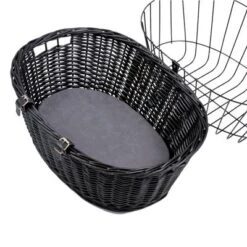 Trixie Bicycle Basket - Black -Pet Supplies Store 58025 pla trixie fahrradkorb schwarz hs02 2