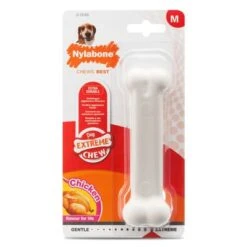 Nylabone DuraChew Bone - Chicken -Pet Supplies Store 58998 pla interpet nylabone durachewchicken hs 02 4