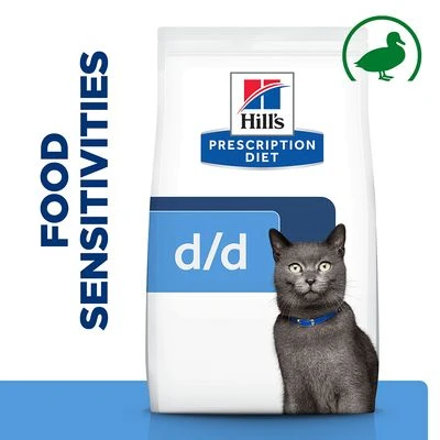 Hill's Prescription Diet Feline D/d Food Sensitivities - Duck & Green Peas 3 Hill's Prescription Diet Feline D/d Food Sensitivities - Duck & Green Peas