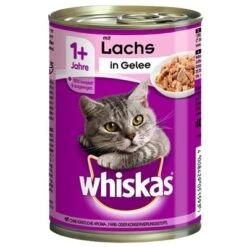 Whiskas 1+ Cans Saver Pack 24 X 400g 10 Whiskas 1+ Cans Saver Pack 24 X 400g -Pet Supplies Store 64738 whiskas 1 mitlachsingeleedose 9 1