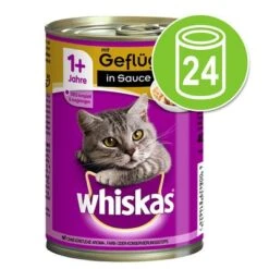 Whiskas 1+ Cans Saver Pack 24 X 400g
