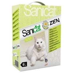 Sanicat Active White Lotus Flower Clumping Litter 9 Sanicat Active White Lotus Flower Clumping Litter -Pet Supplies Store 65202 PLA Sanicat Zen 6