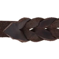 Heim Plaited Leather Double Dog Lead - Brown -Pet Supplies Store 66497 heim lederleine fg 5 0