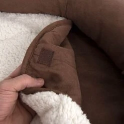 Oval Memory Foam Dog Bed - Brown -Pet Supplies Store 67053 hundebett memory oval braun fg 3292 4