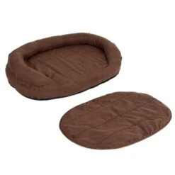 Oval Memory Foam Dog Bed - Brown -Pet Supplies Store 67053 hundebett memory oval braun fg 3295 0