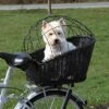 Trixie Rear-Mounted Bicycle Basket - Black -Pet Supplies Store 70447 trixie fahrradkorb mit gitter hs 02 0