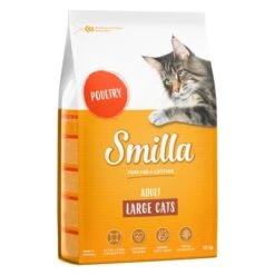 Smilla Dry Cat Food Economy Packs 2 X 10kg -Pet Supplies Store 70626 pla smilla largecats poultry 10kg 4