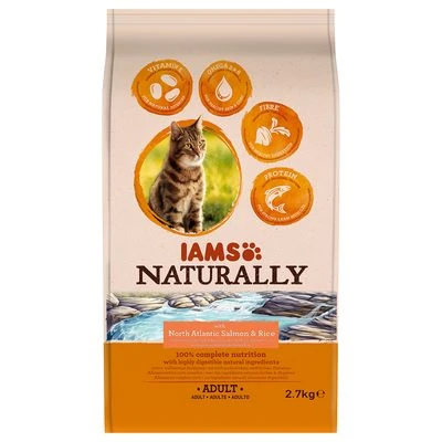 IAMS Naturally Cat Adult Salmon 3 IAMS Naturally Cat Adult Salmon