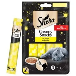 Sheba Creamy Snacks Saver Pack -Pet Supplies Store 74891 sheba creamysnacks huhn 4x12g 6