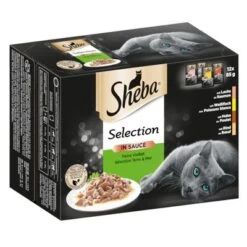 Sheba Pouches Varieties Jumbo Pack 144 X 85g -Pet Supplies Store 74934 pla sheba selection feine vielfalt 85g 8 0