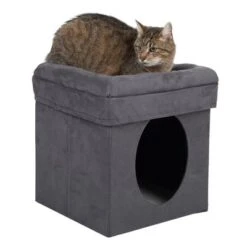 Collapsible Cube Cat Den 13 Collapsible Cube Cat Den -Pet Supplies Store 75294 foldable cube fg 3820 5