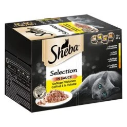 Sheba Varieties Jumbo Pack 144 X 85g 17 Sheba Varieties Jumbo Pack 144 X 85g -Pet Supplies Store 77475 pla sheba multipack selection 12x85g 1 1 0