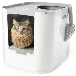 Modkat XL Cat Litter Box -Pet Supplies Store 79342 modkat xl katzentoilette wei hs06 9