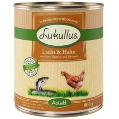 Lukullus Saver Pack 24 X 800g -Pet Supplies Store 800g lachshuhn 1000x1000 5