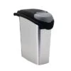 Curver Metallic Dry Dog Food Container 2 Curver Metallic Dry Dog Food Container -Pet Supplies Store 84797 pla karlie flamingo curverfutter container metallic 10l 2