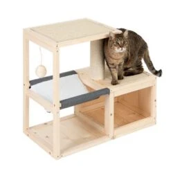 Modern Living Bora Bora Cat House 17 Modern Living Bora Bora Cat House -Pet Supplies Store 85403 katzenhaus bora bora fg 3065 9