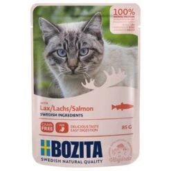 Bozita Chunks In Sauce Pouches 12 X 85g -Pet Supplies Store 89185 pla bozita salmonsauce 85g 1