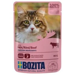 Bozita Chunks In Sauce Pouches 12 X 85g -Pet Supplies Store 90498 pla bozita beefsauce 85g 8