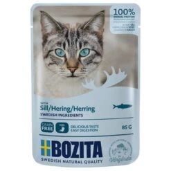 Bozita Chunks In Sauce Pouches 12 X 85g -Pet Supplies Store 90500 pla bozita herringsauce 85g 8