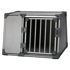 Trixie Aluminium Transport Box - Graphite 9 Trixie Aluminium Transport Box - Graphite -Pet Supplies Store 95764 pla trixie transportbox aluminium large 92x64x78cm 4