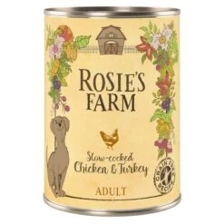 Rosie's Farm Saver Pack 24 X 400g 13 Rosie's Farm Saver Pack 24 X 400g -Pet Supplies Store 96197 pla rosie sfarm adult chickenturkey 400g 3