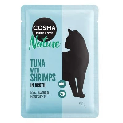 Cosma Nature Pouches Saver Pack 18 X 50g 6 Cosma Nature Pouches Saver Pack 18 X 50g - Image 4