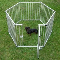 Aluminium Puppy Playpen -Pet Supplies Store 99504 welpenfreilaufgehege outside fg 5831 0