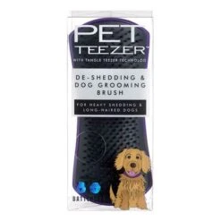 Pet Teezer De-shedding Brush 17 Pet Teezer De-shedding Brush -Pet Supplies Store 99699 pla newflag petteezer desheddingbrush purple hs 01 5