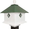 Carriage Bird House With Spruce Green Roof -Pet Supplies Store AWP CARHSE SG 400x480 1