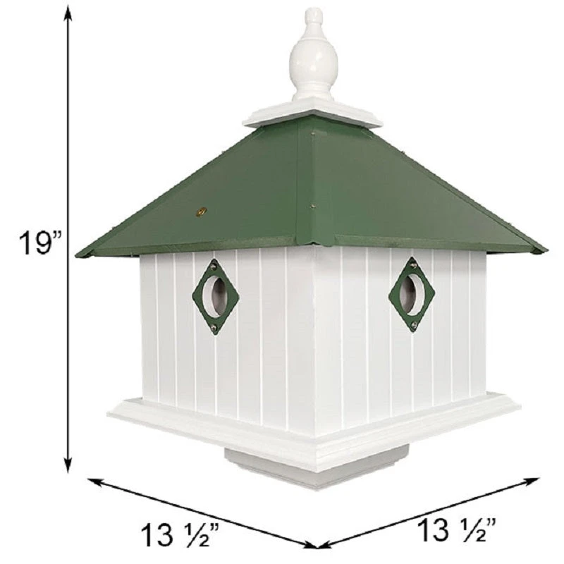 Carriage Bird House With Spruce Green Roof 4 Carriage Bird House With Spruce Green Roof - Image 2