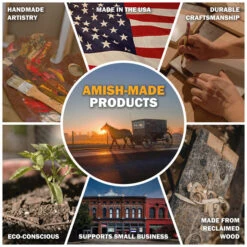 Patriotic Union Trio Bird House -Pet Supplies Store AmishMade lg