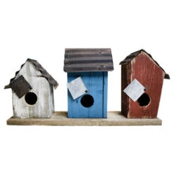 Patriotic Union Trio Bird House -Pet Supplies Store HBA 1033 7 lg
