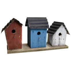 Patriotic Union Trio Bird House