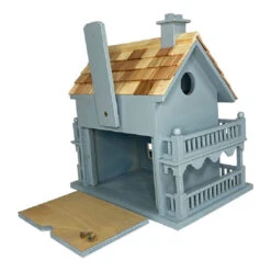 Novelty Cottage Bird House, Blue -Pet Supplies Store HOB 6102PHBS ACC4 650x650 8c1c8492 4ad6 4b74 b8e7 8ebc15fec559