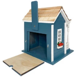 Bristol Cottage Bird House, Blue -Pet Supplies Store HOB 7524BS ACC3 650x650 84d9d351 d3cd 4d60 a029 a7d30d2df4de
