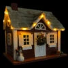 Christmas Cape Bird House With LEDs -Pet Supplies Store HOB 9302CLED ACC2 650